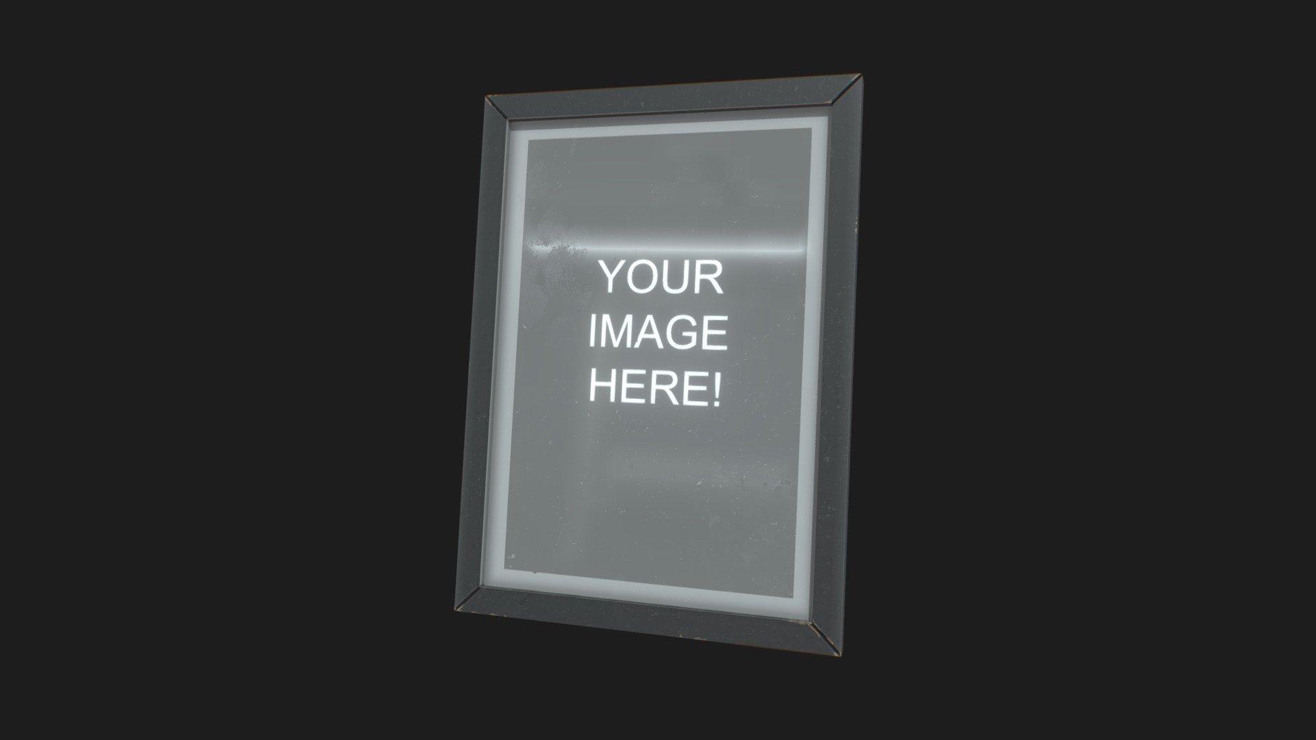 Worn wooden frame - Download Free 3D model by MelonMan [99f763c ...
