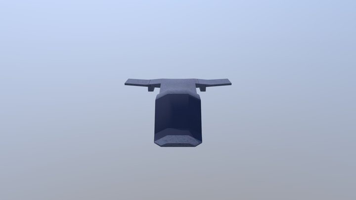 First Spaceship 3D Model