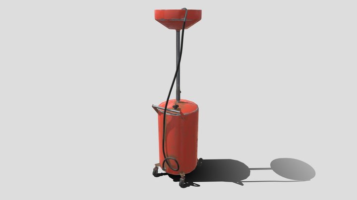 Waste Oil Drainer 3D Model