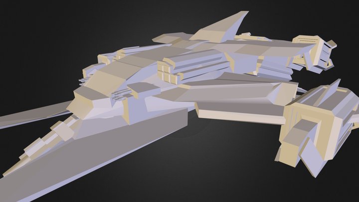 Solar Alliance Shuttle Transport Frigate 3D Model