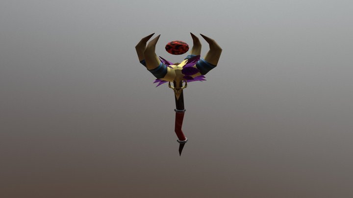 WoW inspired Stylized weapon 3D Model