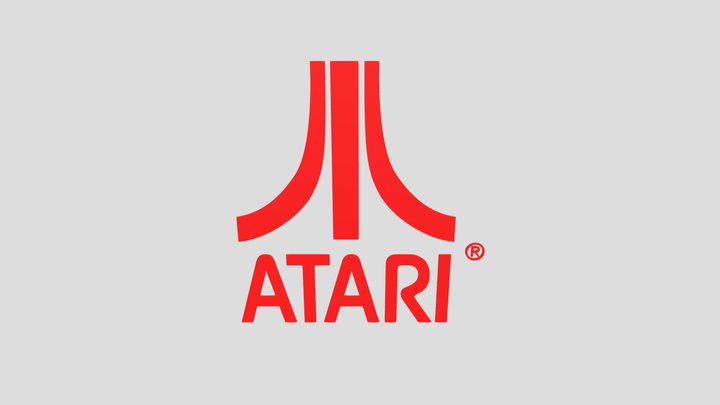 Atari Logo 3D Model
