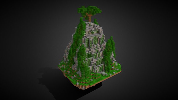 Jungle Ruin - Minecraft 3D Model