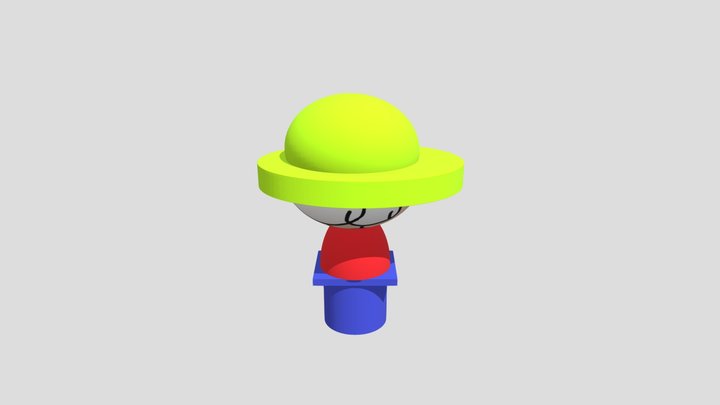 Bambi Fnf 3d 3D Model