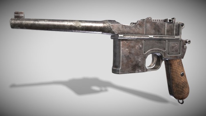 Mauser C96 3D Model