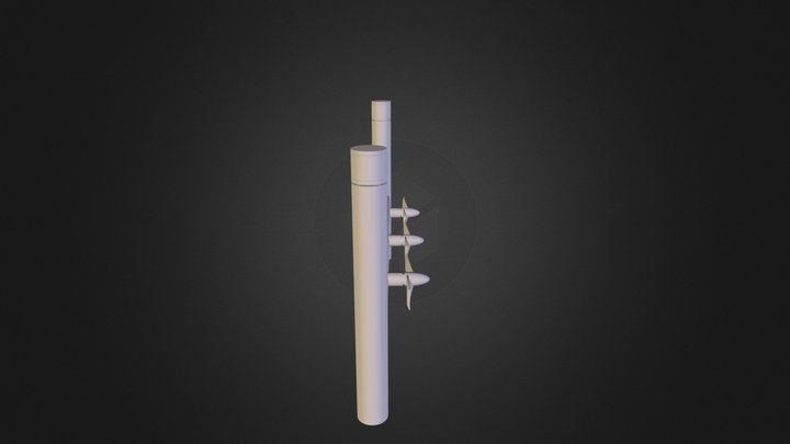 Horizontal Axis Turbine 3D Model