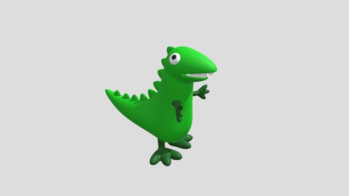 George's Dinosaur Articulated Toy 3D Model
