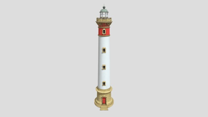 LightHouse_Ouistreham 3D Model