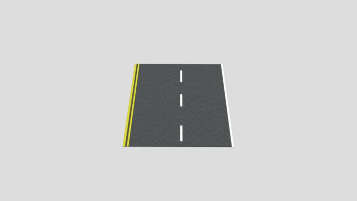 MAG Double Yellow White Dash White Right 5m – Kostenloses 3D-Modell STL