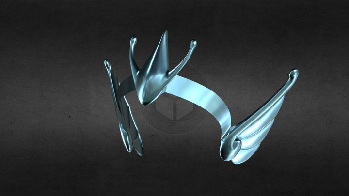 Pegasus Tiara 3D Model
