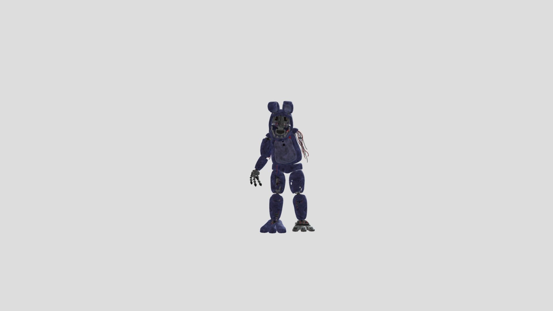 Withered Bonnie - Download Free 3D model by dwall8611 [99ff087] - Sketchfab