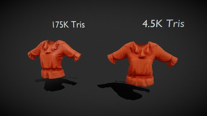 Silk T-Shirt For Ray II – Kostenloses 3D-Modell STL