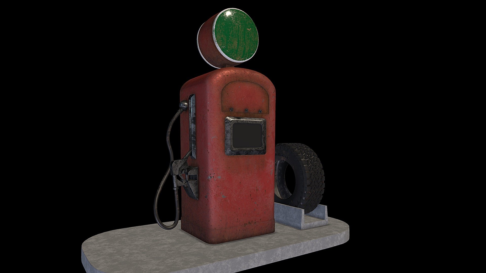 Vintage Gas Pump v2 - 3D model by navarro.tenyo [99ff6bd] - Sketchfab