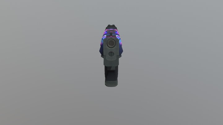 P2000 | Spray of rage [CS:GO] 3D Model