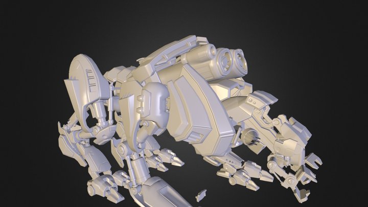 Quadbot 3D Model