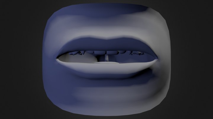 Mouth A.blend 3D Model
