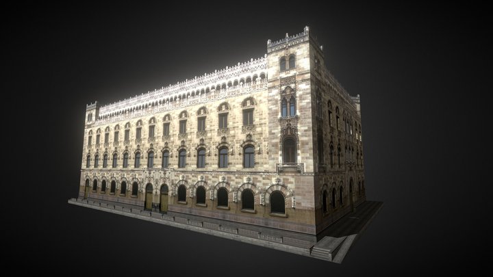Palacio Postal. 3D Model