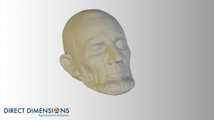 Abe Lincoln Death Mask 3D Model