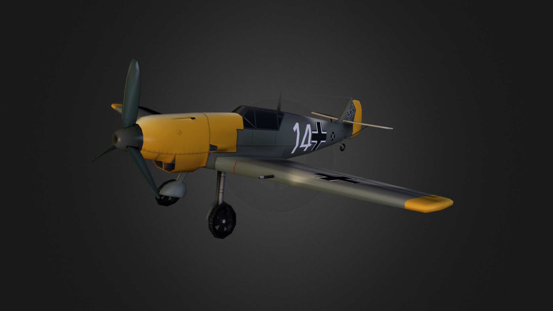 Messerschmitt BF 109 - 3D model by jdemonaco [9ZtFOmR] - Sketchfab