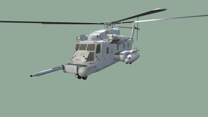 Sikorsky MH-53 Pave Low V2 3D Model