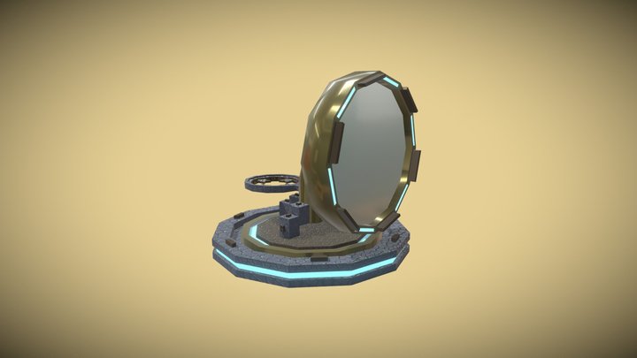 Light Panel (Mirror) 3D Model