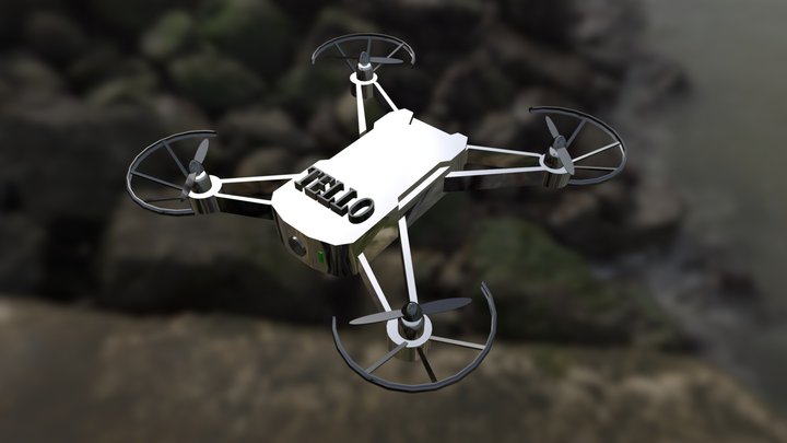 drone tello Carlos Urbano 3D Model