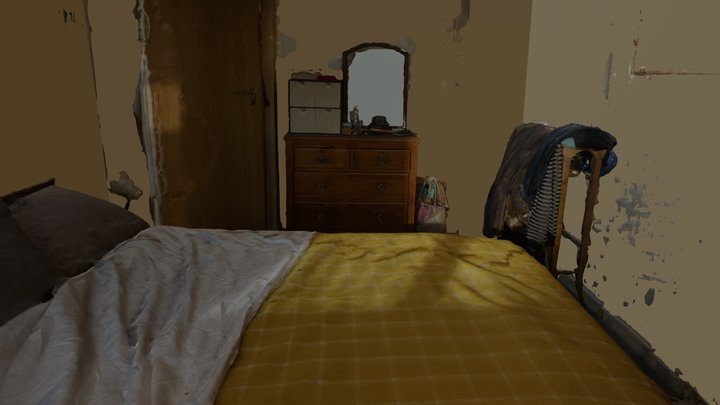 Bedroom scan test 3D Model