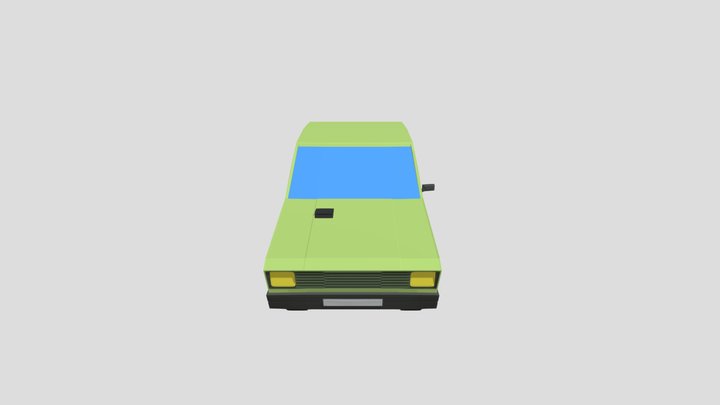 Yugo Lowpoly 3D Model
