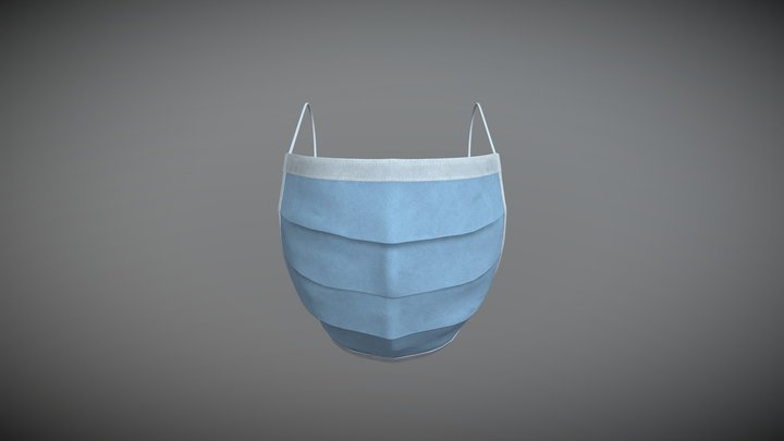 surgical mask 3D Model