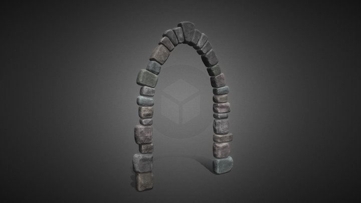 Rock arc 3D Model