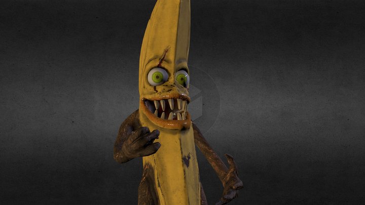 Monster Banana 3D Model