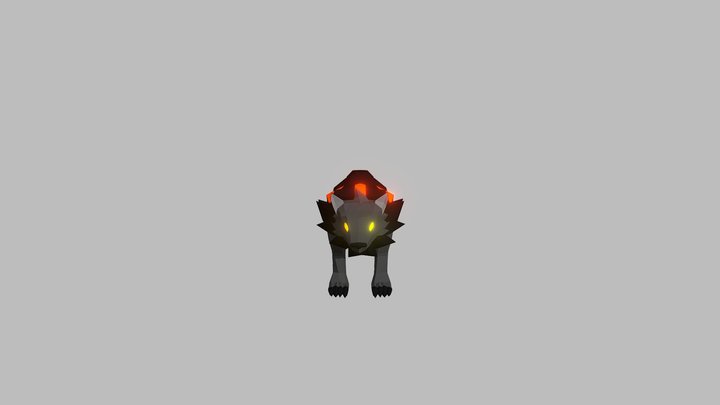 Wolf - Sheep Tag 2 3D Model