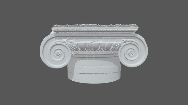 Pav V Ionic Capital 3D Model