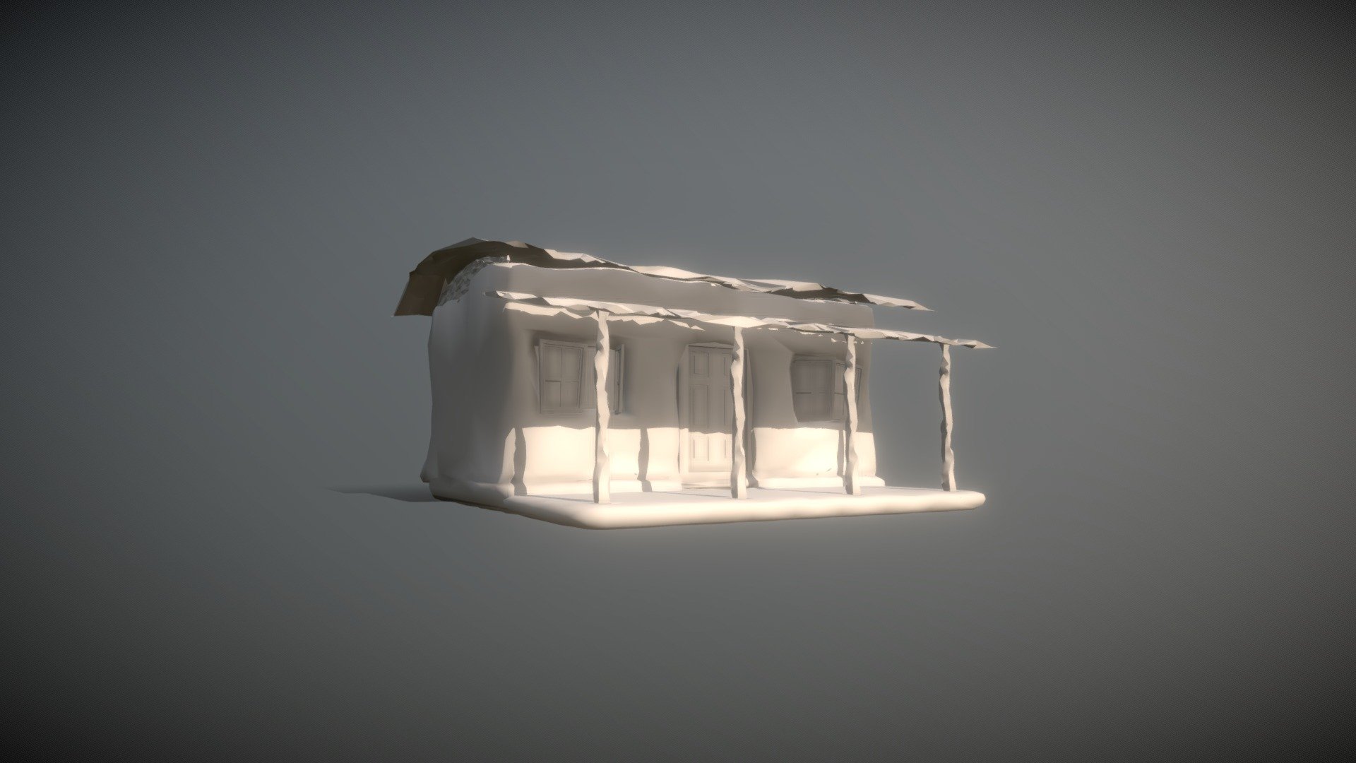 clay house - 3D model by SAHimu (@shakilahommedhimu) [9a065fd] - Sketchfab