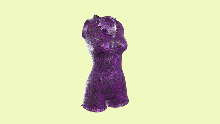 Lady's Night Jumpsuit – Modello 3D gratuito STL
