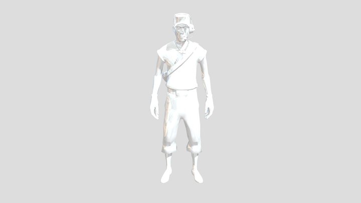 Scout Red and scout blue 3D Model