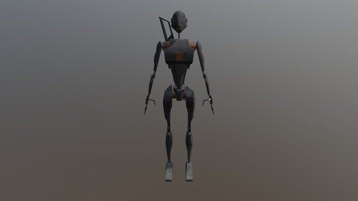 CIS Commando Droid 3D Model