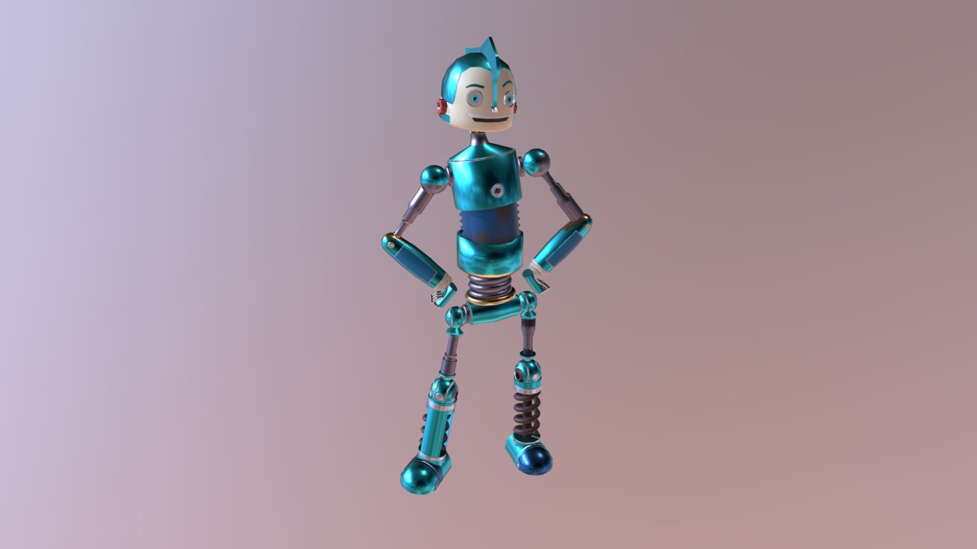 Rodney The Robot - 3D model by JeanetteB [9a07512] - Sketchfab