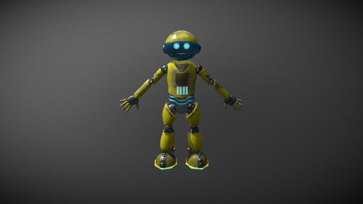 sci_fi Robot 3D Model