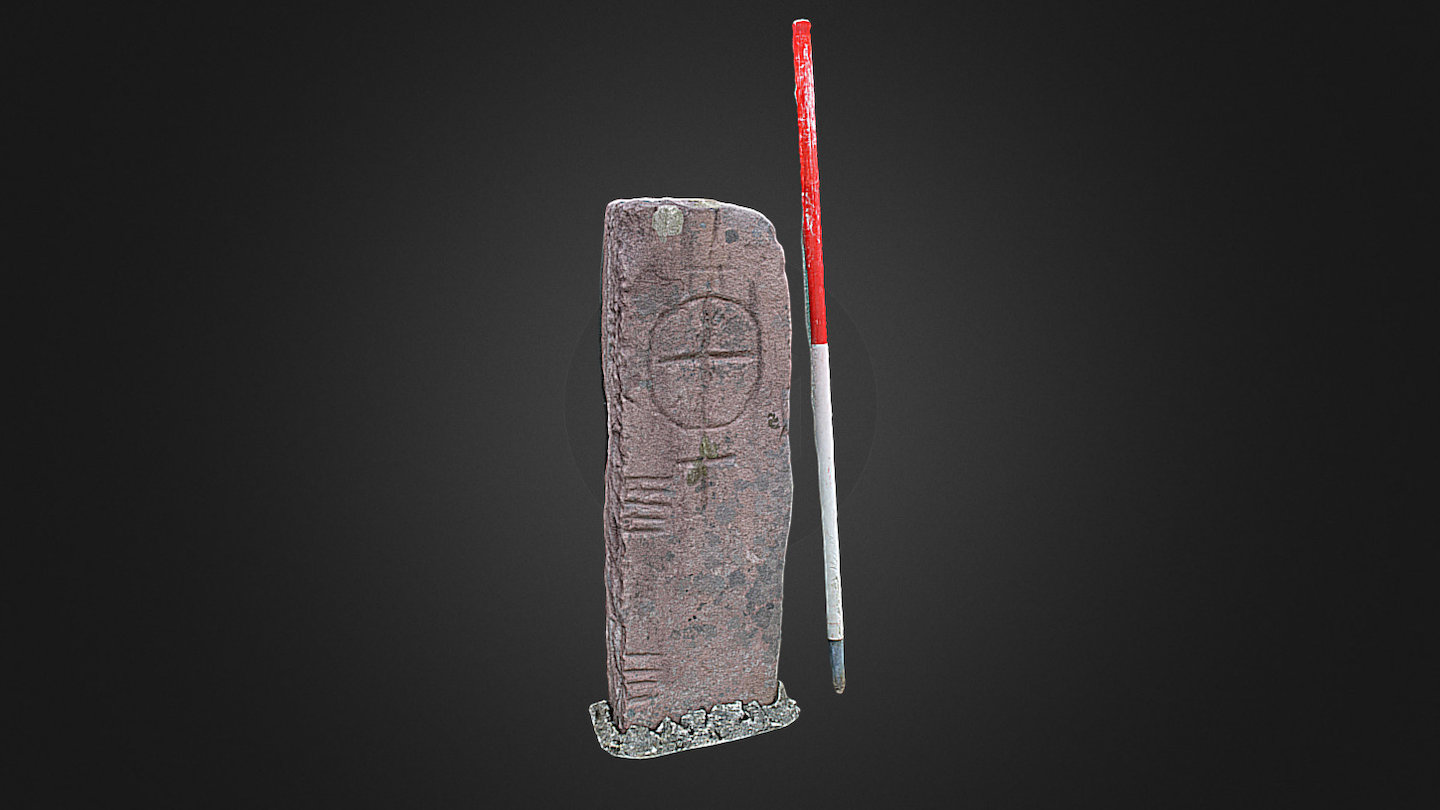 Rathduff I ogham stone (textured)