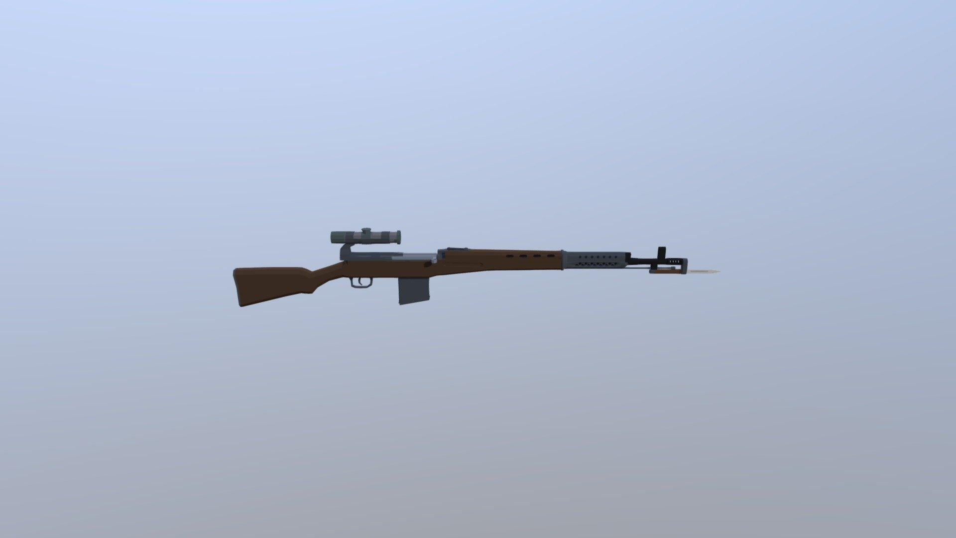 SVT-40 LowPoly