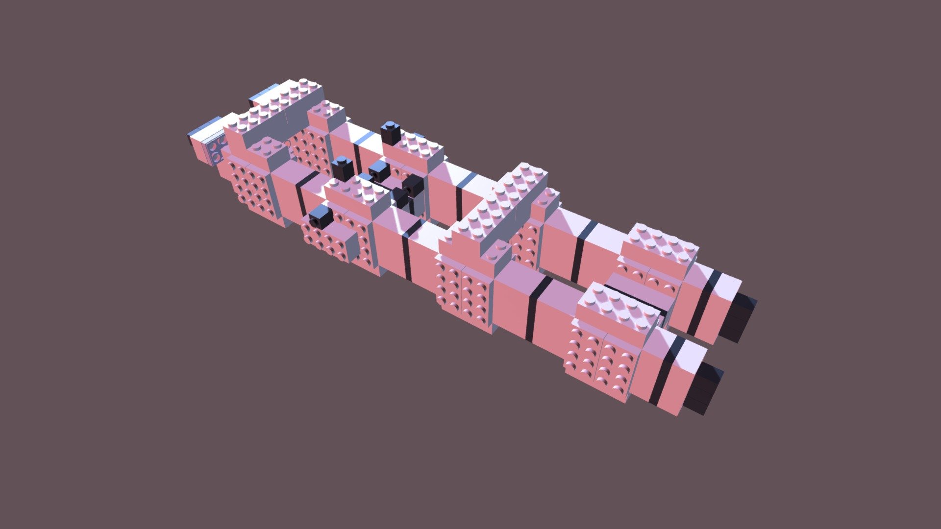 Como+ Halfduplo Space Ship Long Raumschiff Lang