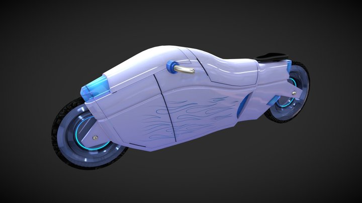 Sci_Fi Bike 3D Model
