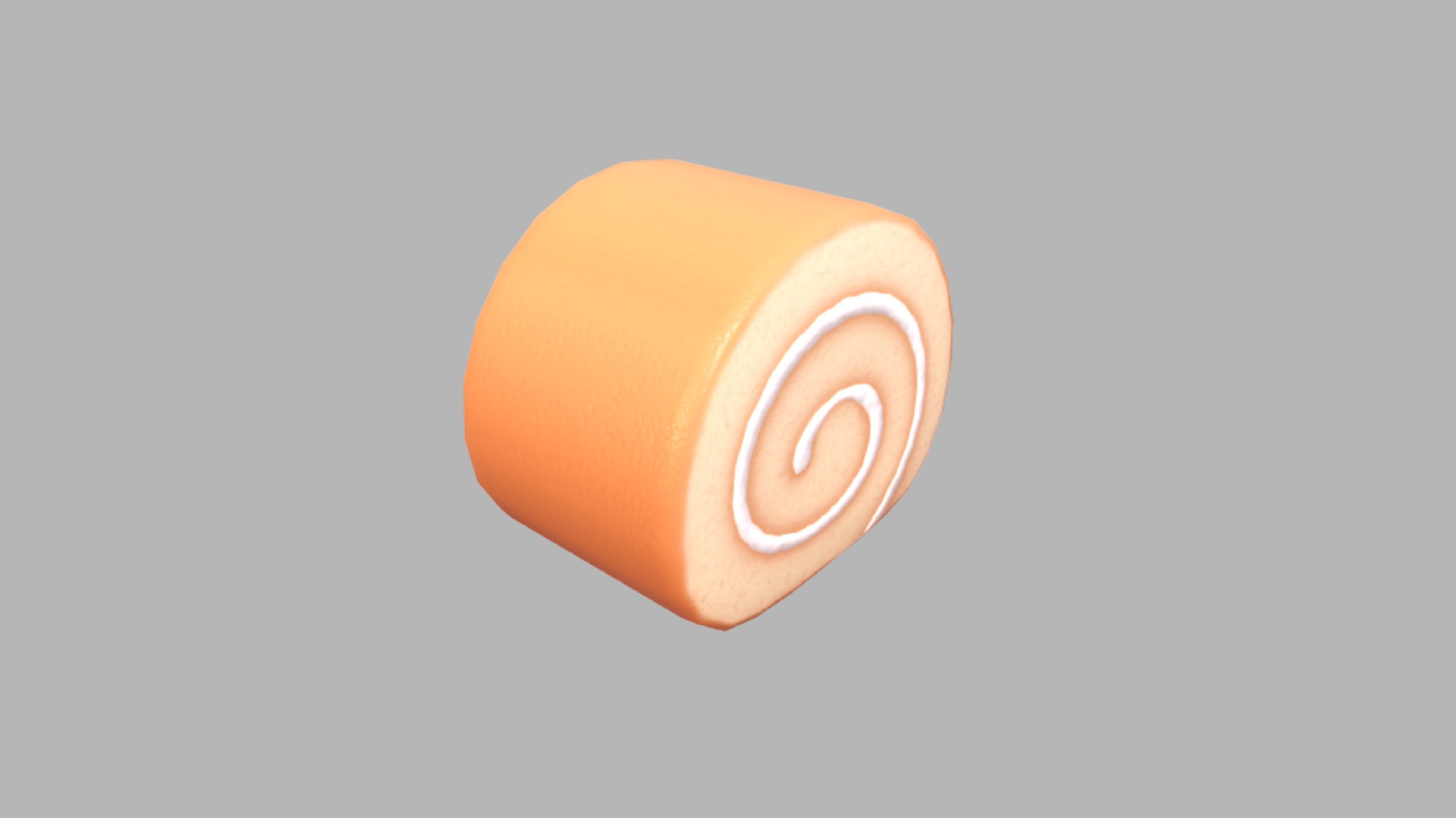 3D model Cake Roll - This is a 3D model of the Cake Roll. The 3D model is about a close up of a logo.