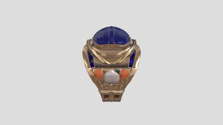 Scarab Bracelet 3D Model