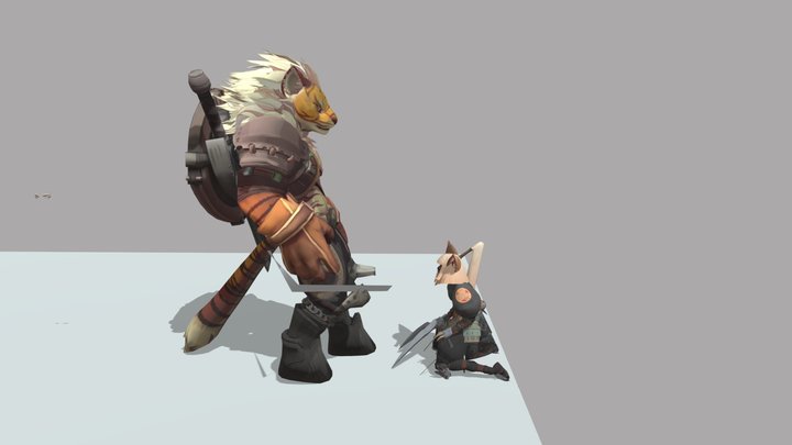 Kick 3D Model
