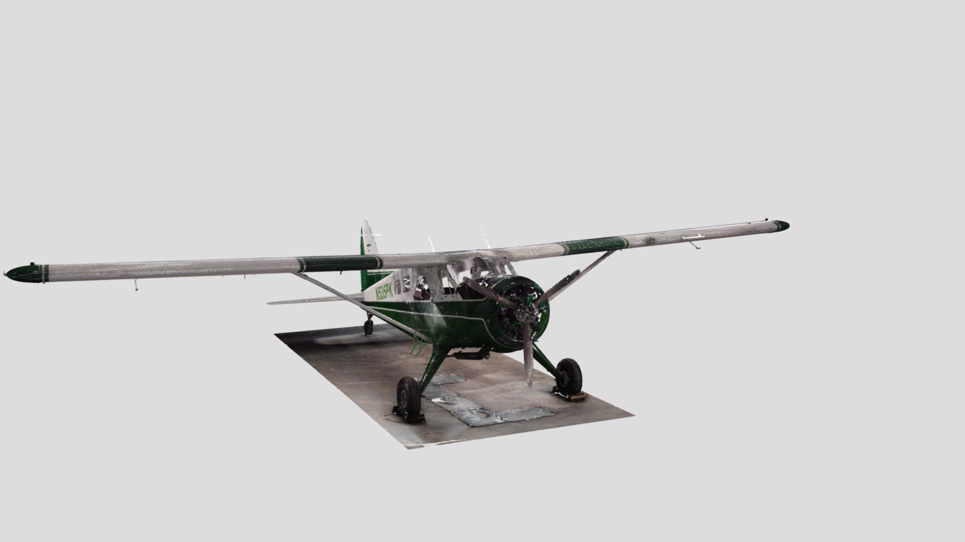 DHC-2 Beaver — Sketchfab embed 3D viewer