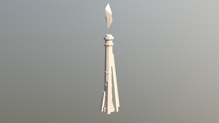 Crystal Lighthouse 001 3D Model
