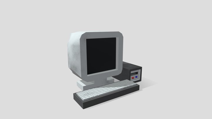 retro computer 3D Model