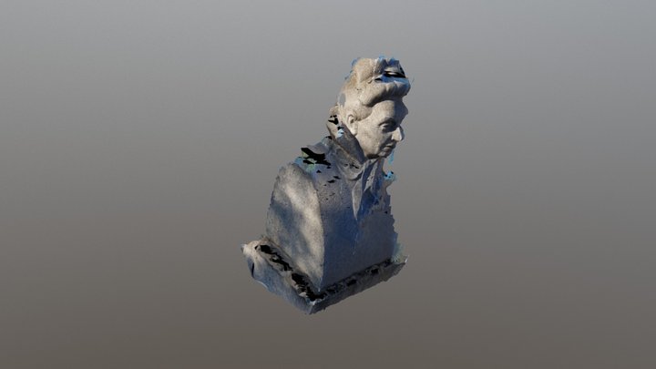 Eliza Orzeszkowa Monument (Grodno) 3D Model
